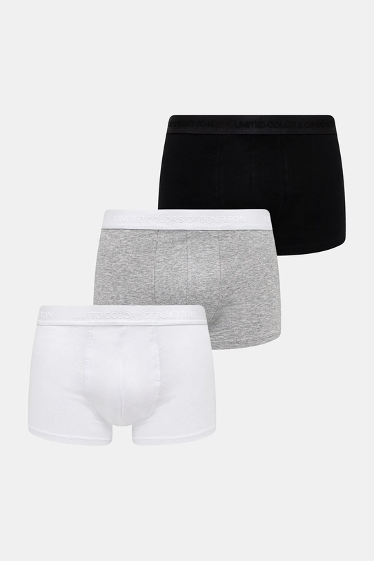 Μποξεράκια United Colors of Benetton 3-pack βαμβάκι γκρί 3OP82X01E