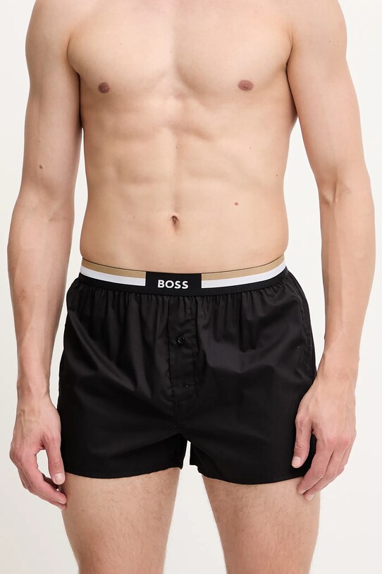 Îmbrăcăminte BOSS boxeri de bumbac 2-pack 50535792 negru