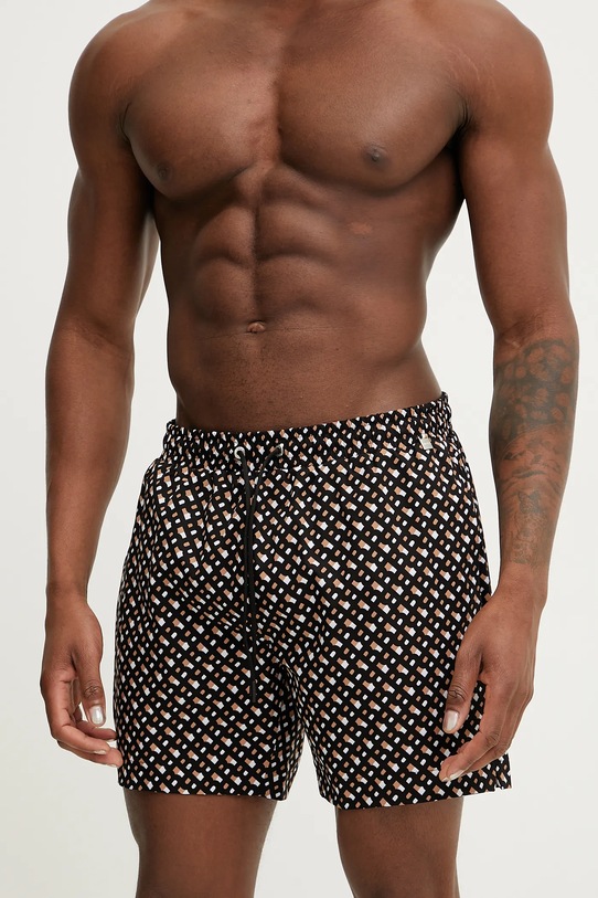 BOSS pantaloni scurți de baie Manu new Planet friendly negru 50515720