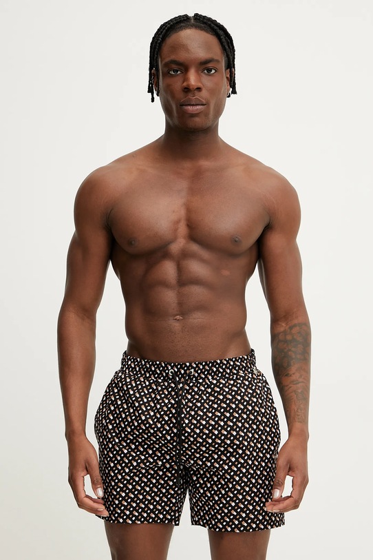 BOSS pantaloni scurți de baie Manu new 50515720 negru SS25