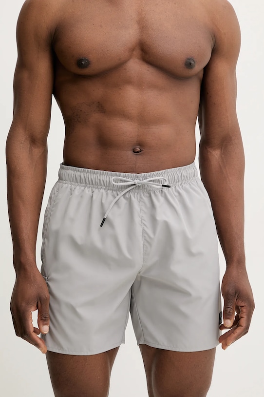 BOSS szorty kąpielowe Planet friendly szary 50534319