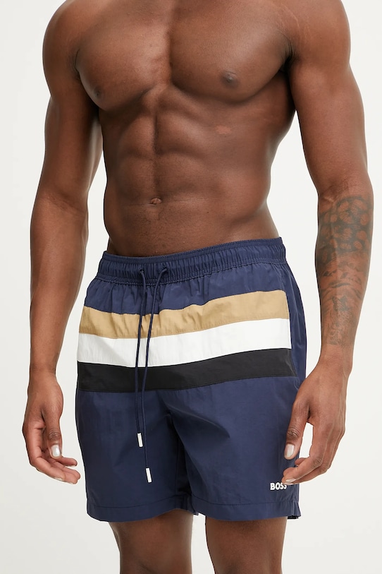 BOSS pantaloni scurți de baie Planet friendly bleumarin 50539210