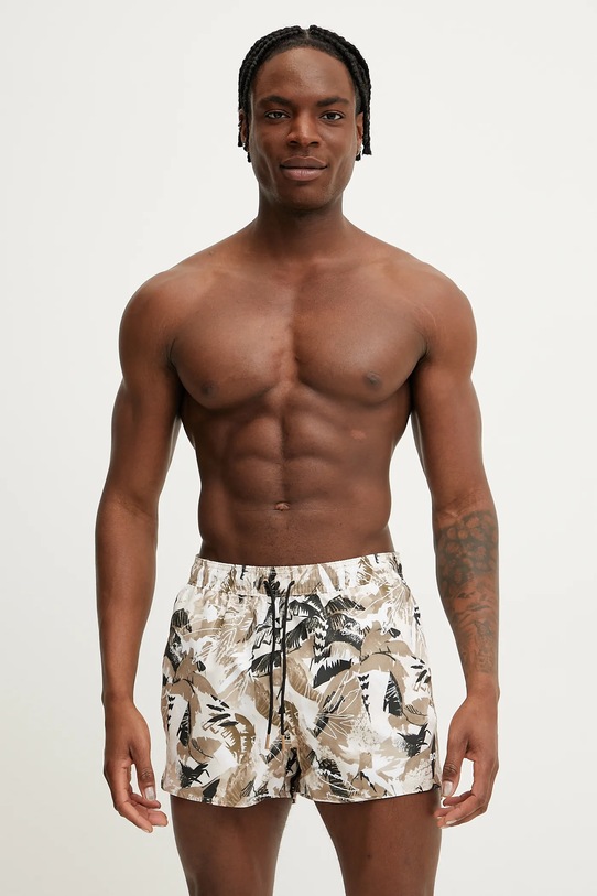 Kratke hlače za kupanje BOSS 50539294 bež SS25