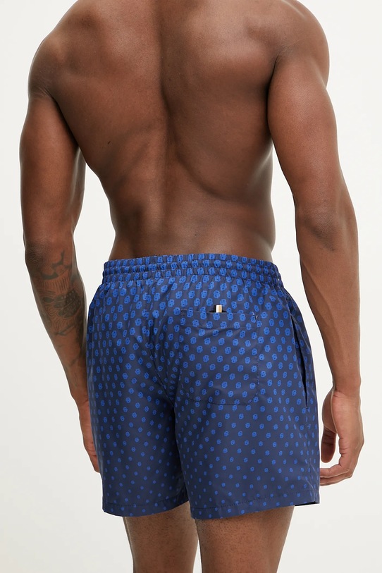 Îmbrăcăminte BOSS pantaloni scurți din cașmir 50539931 bleumarin