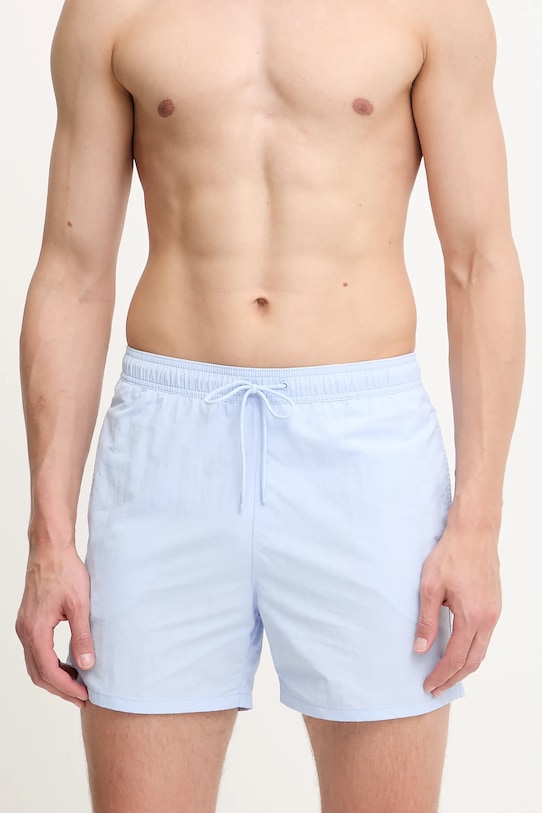 Plavkové šortky Tommy Hilfiger UM0UM03477 modrá SS25