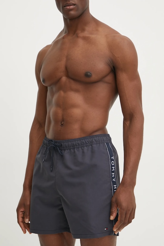 Tommy Hilfiger szorty kąpielowe UM0UM03481 granatowy SS25