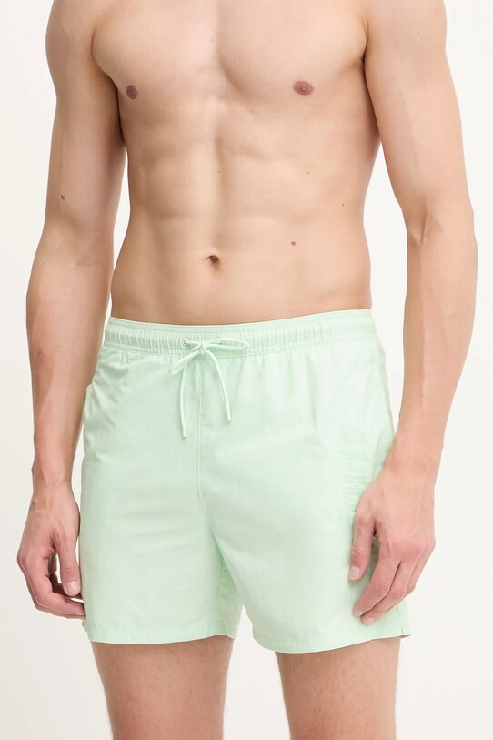 Μαγιό Tommy Hilfiger UM0UM03484 πράσινο SS25