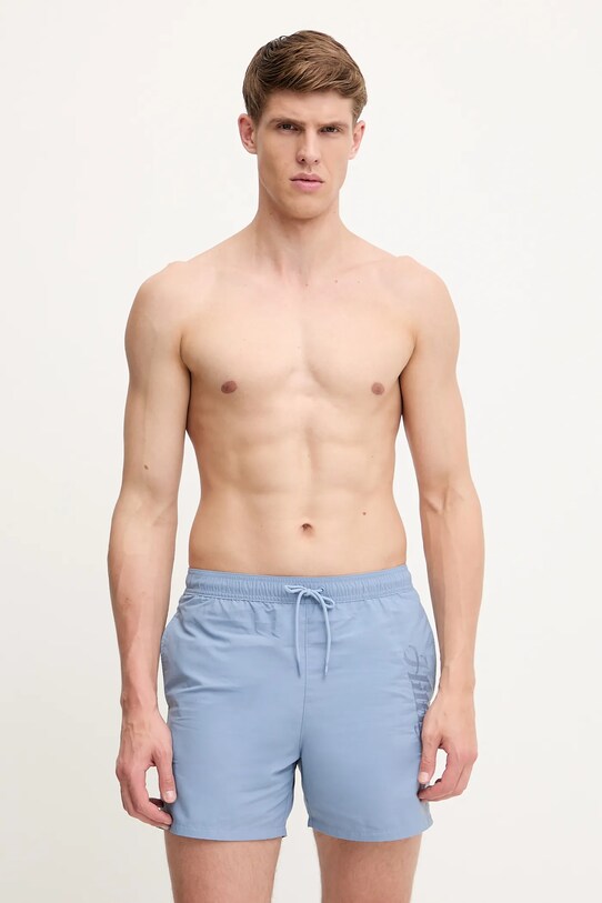 Tommy Hilfiger szorty kąpielowe Planet friendly niebieski UM0UM03484