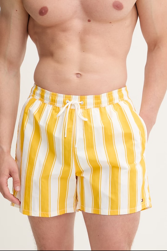 Tommy Hilfiger koupací šortky pánské UM0UM03491 žlutá SS26