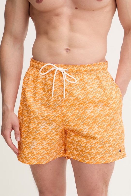 Tommy Hilfiger Koupací šortky pánské UM0UM03491 oranžová SS26