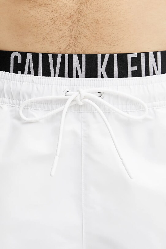 Calvin Klein szorty kąpielowe biały KM0KM01093