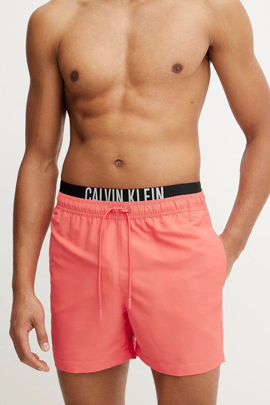 Calvin Klein pantaloni scurti de baie KM0KM01093 portocaliu SS25