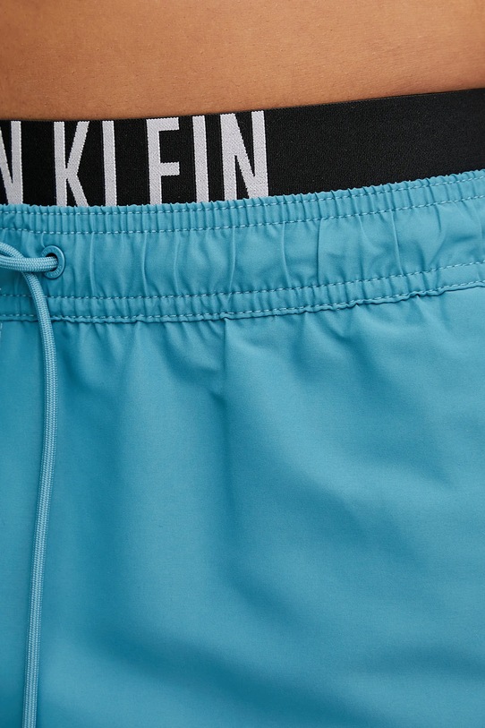 Calvin Klein szorty kąpielowe turkusowy KM0KM01093