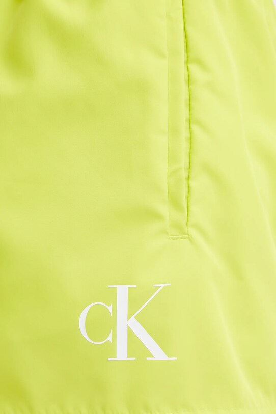 Купальні шорти Calvin Klein зелений KM0KM01099