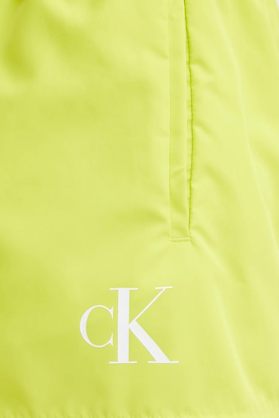 Calvin Klein szorty kąpielowe zielony KM0KM01099