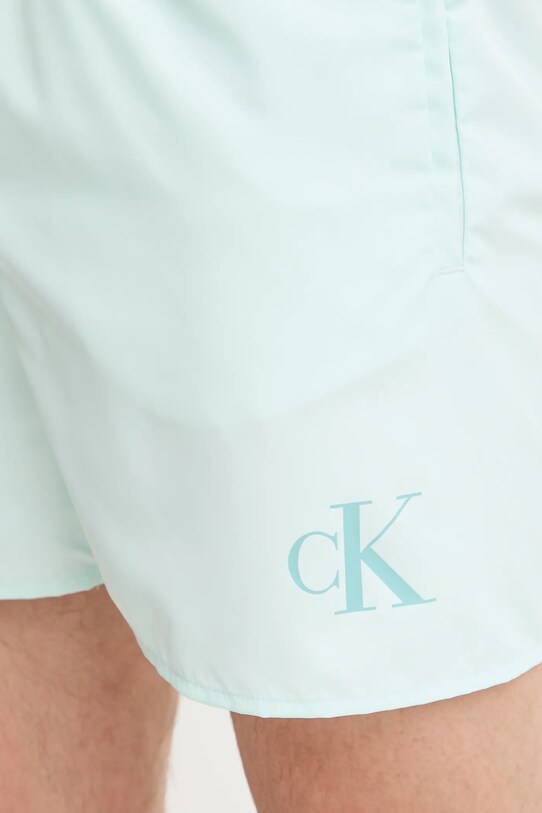 Calvin Klein pantaloncini da bagno turchese KM0KM01101
