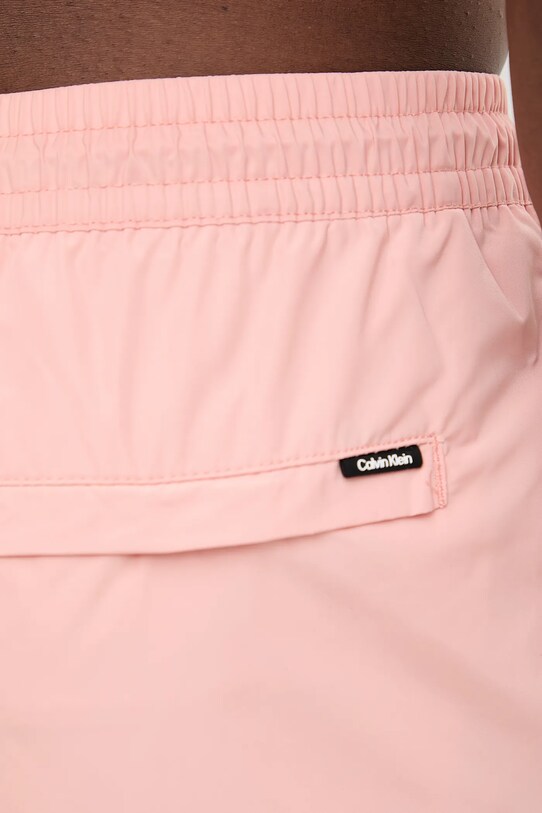 Купальні шорти Calvin Klein рожевий KM0KM01111