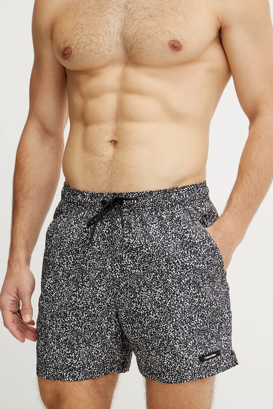 Плувни шорти Calvin Klein KM0KM01120 сив SS25