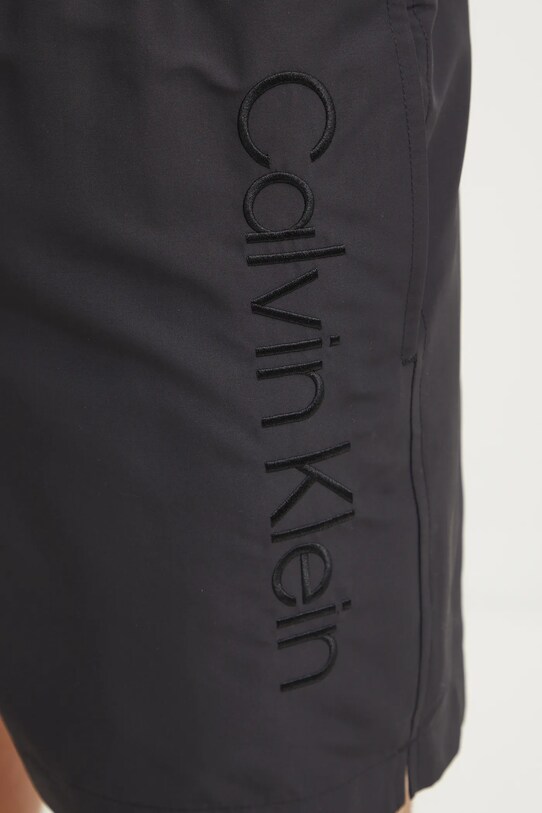 Plavkové šortky Calvin Klein čierna KM0KM01166