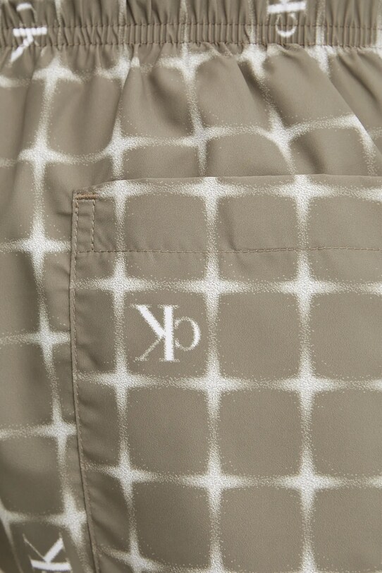 Calvin Klein szorty kąpielowe zielony KM0KM01172