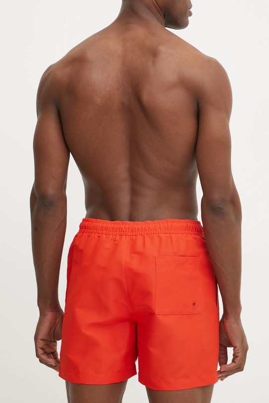 Odzież Calvin Klein szorty kąpielowe KM0KM01092 pomarańczowy