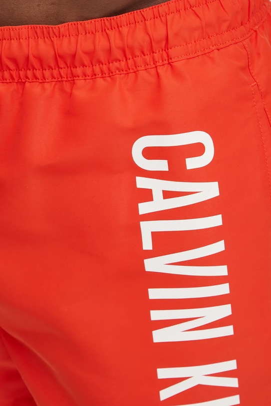 Calvin Klein szorty kąpielowe pomarańczowy KM0KM01092