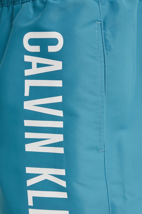 Calvin Klein pantaloncini da bagno turchese KM0KM01092