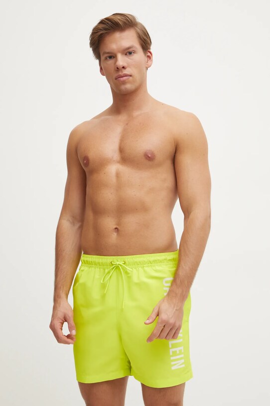 Плувни шорти Calvin Klein KM0KM01092 зелен SS25