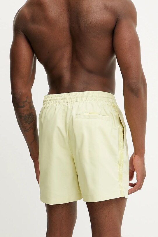 Odzież Calvin Klein szorty kąpielowe KM0KM01109 żółty