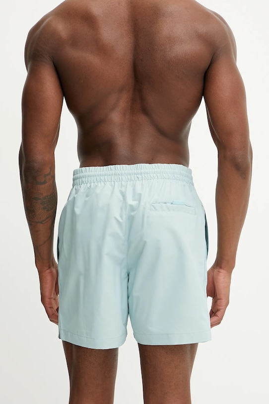 Odzież Calvin Klein szorty kąpielowe KM0KM01109 turkusowy