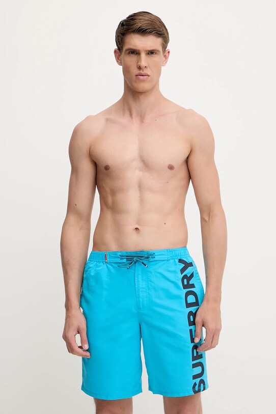 Superdry szorty kąpielowe M3010238A.VZA niebieski SS25