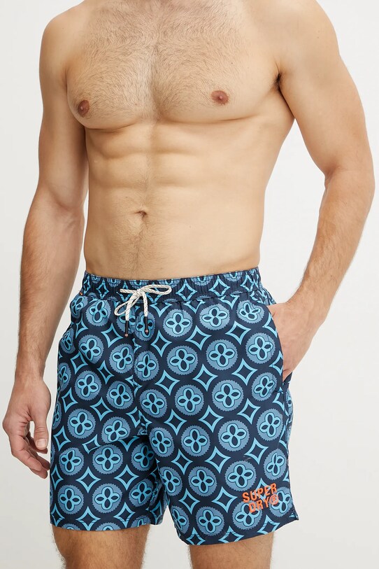 Plavkové šortky Superdry M3010250A.F5W modrá SS25
