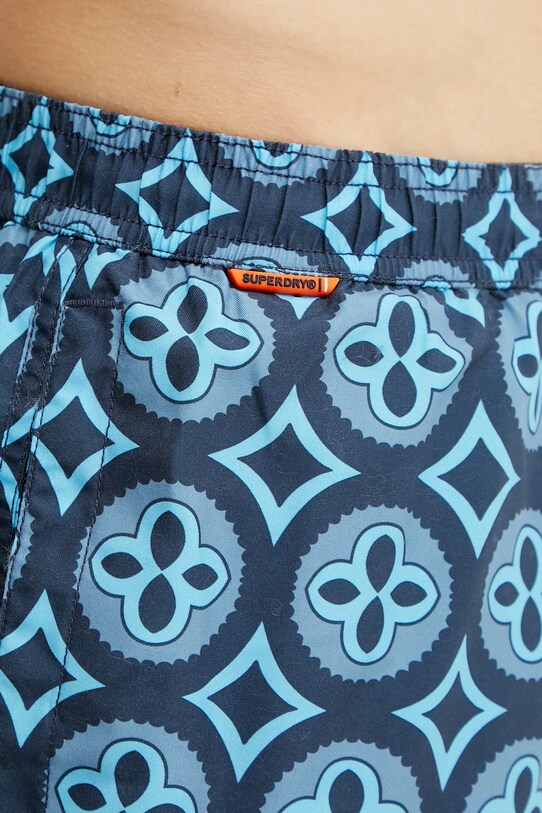 Plavkové šortky Superdry modrá M3010250A.F5W