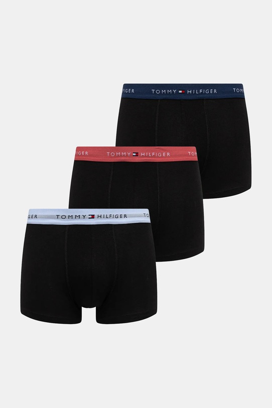 Μποξεράκια Tommy Hilfiger 3-pack εφαρμοστό σορτς μπόξερ σκούρο μπλε UM0UM02763.