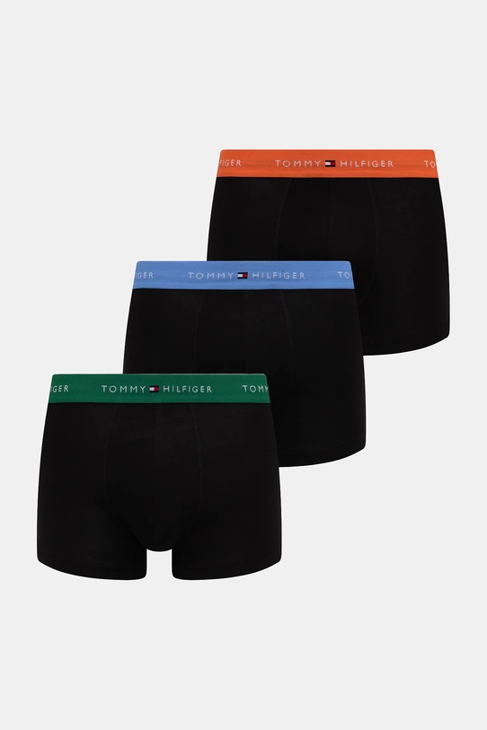 Boxerky Tommy Hilfiger 3-pak pletenina zelená UM0UM02763.