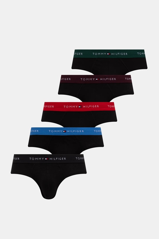 Слипове Tommy Hilfiger (5 броя) изчистен черен UM0UM03386