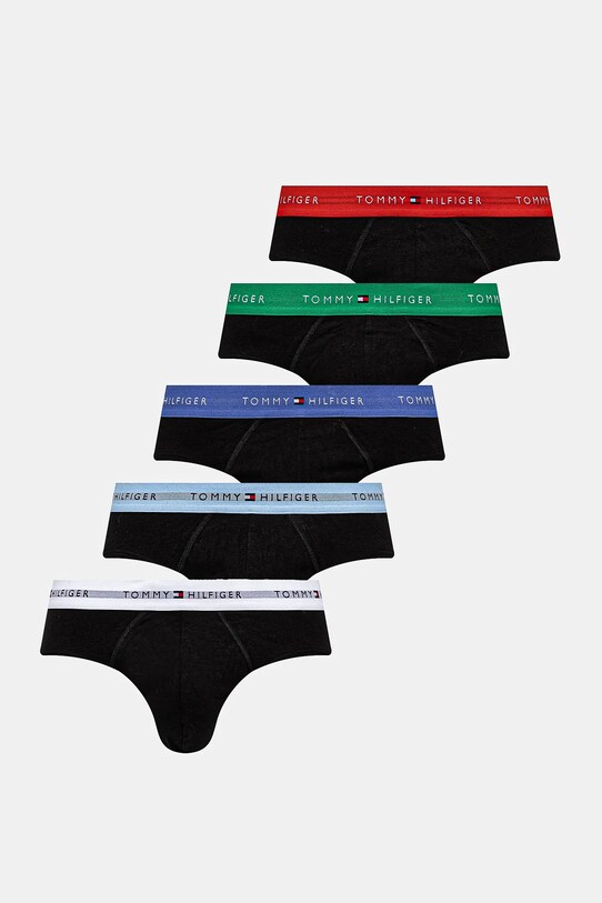 Сліпи Tommy Hilfiger 5-pack дрібний узор чорний UM0UM03386