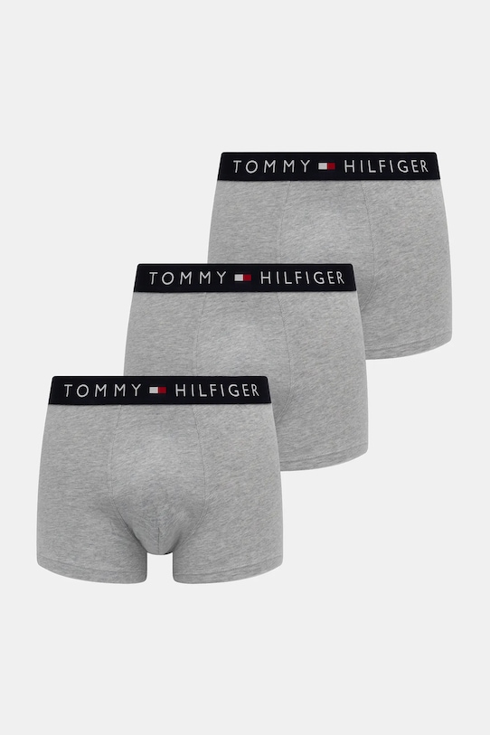 Tommy Hilfiger bokserki 3-pack dzianina szary UM0UM03400