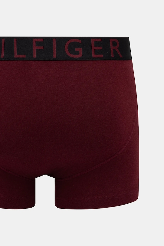Boxerky Tommy Hilfiger 3-pak UM0UM03464 burgundské