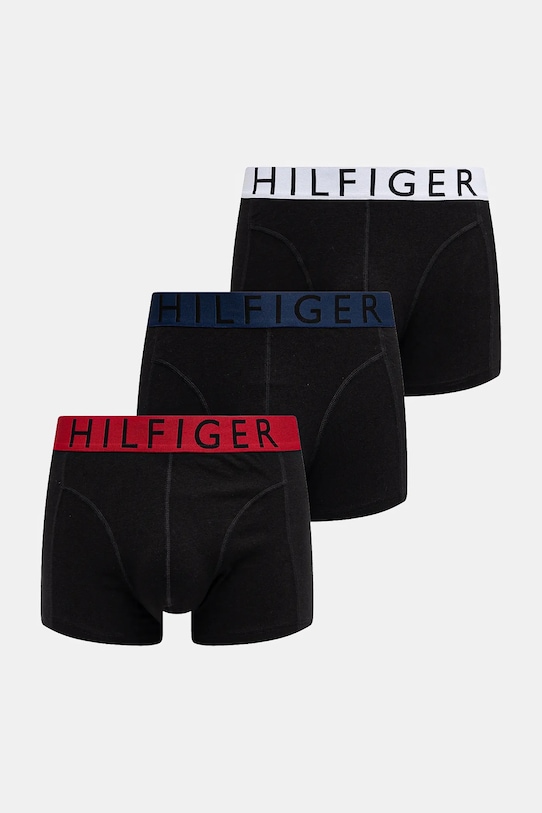 Tommy Hilfiger bokserki 3-pack nadruk czarny UM0UM03465
