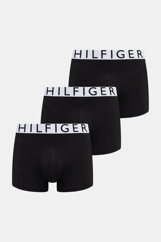 Боксери Tommy Hilfiger 3-pack трикотаж чорний UM0UM03467