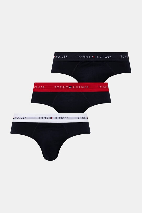 Tommy Hilfiger alsónadrág 3 db nyomtatásos fekete UM0UM03471