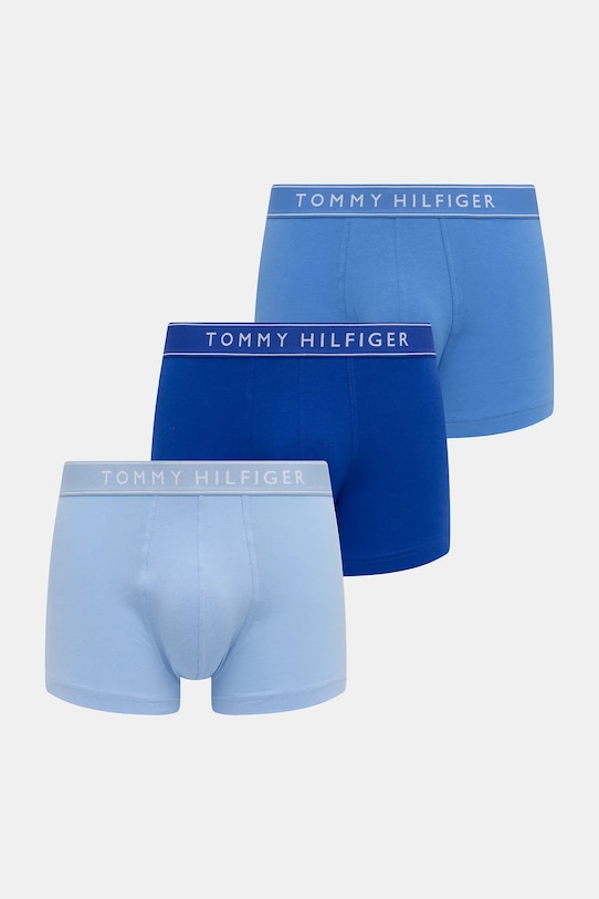 Боксери Tommy Hilfiger 3-pack трикотаж блакитний UM0UM03520