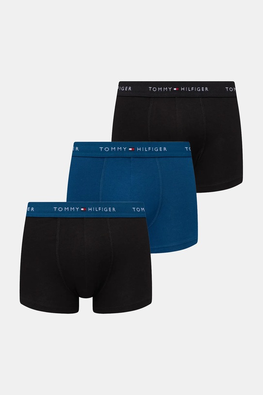 Bokserice Tommy Hilfiger 3-pack bez uzorka crna UM0UM03523