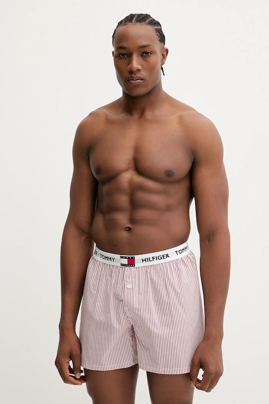 Bavlnené boxerky Tommy Hilfiger UM0UM03544 červená AW25