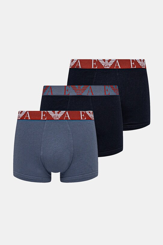 Боксеры Emporio Armani Underwear 3 шт трикотаж тёмно-синий EM000259.AF10778