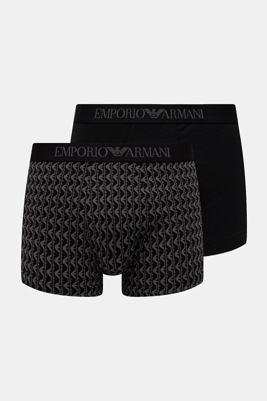 Боксери Emporio Armani Underwear 2-pack бавовна чорний EM001014.AF10797
