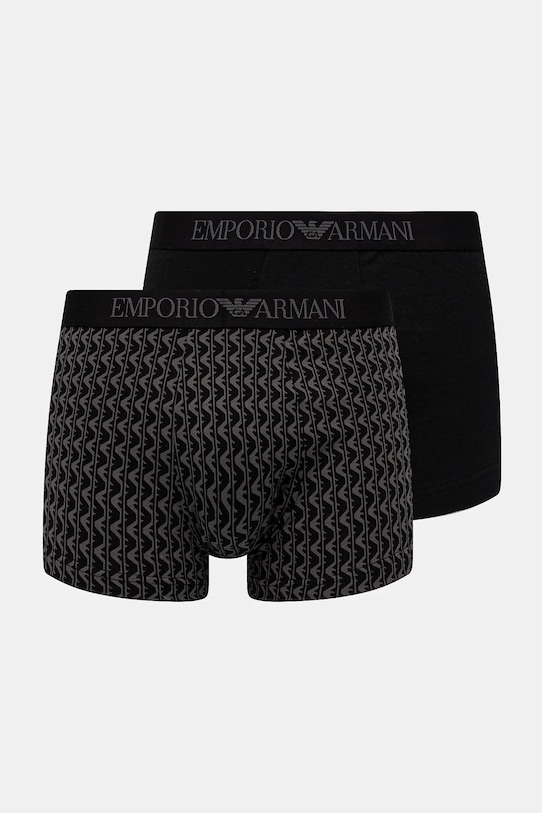 Boxerky Emporio Armani Underwear 2-pak bavlna čierna EM001014.AF10797