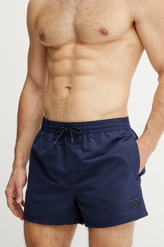 Plavkové šortky Guess F4GT00.WG282 tmavomodrá SS25