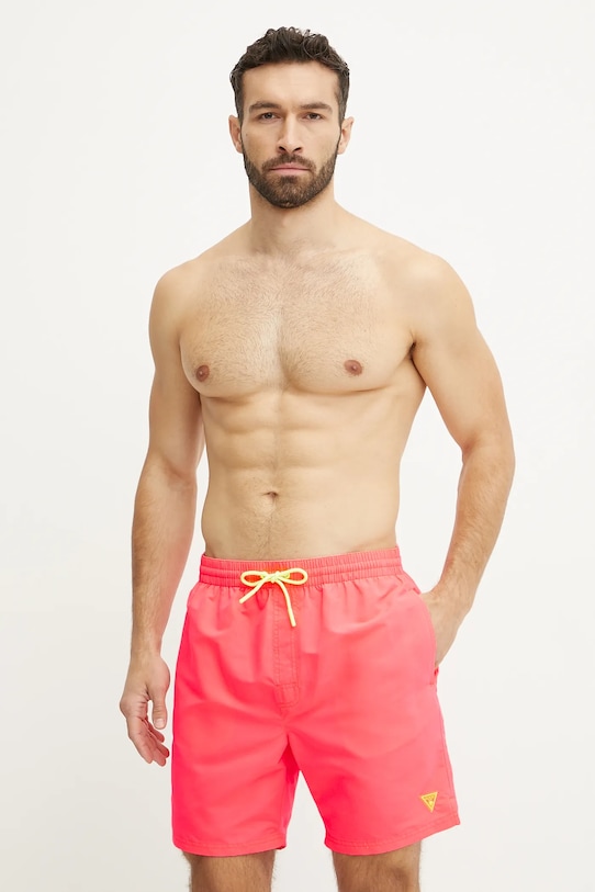 Купальні шорти Guess рожевий F4GT03.WG282